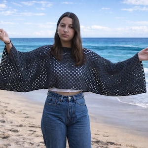 Crochet Bolero Shrug Pattern: Brioche Pullover (PDF Pattern)