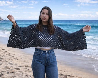 Häkelanleitung Bolero Shrug: Brioche Pullover (PDF-Häkelanleitung)