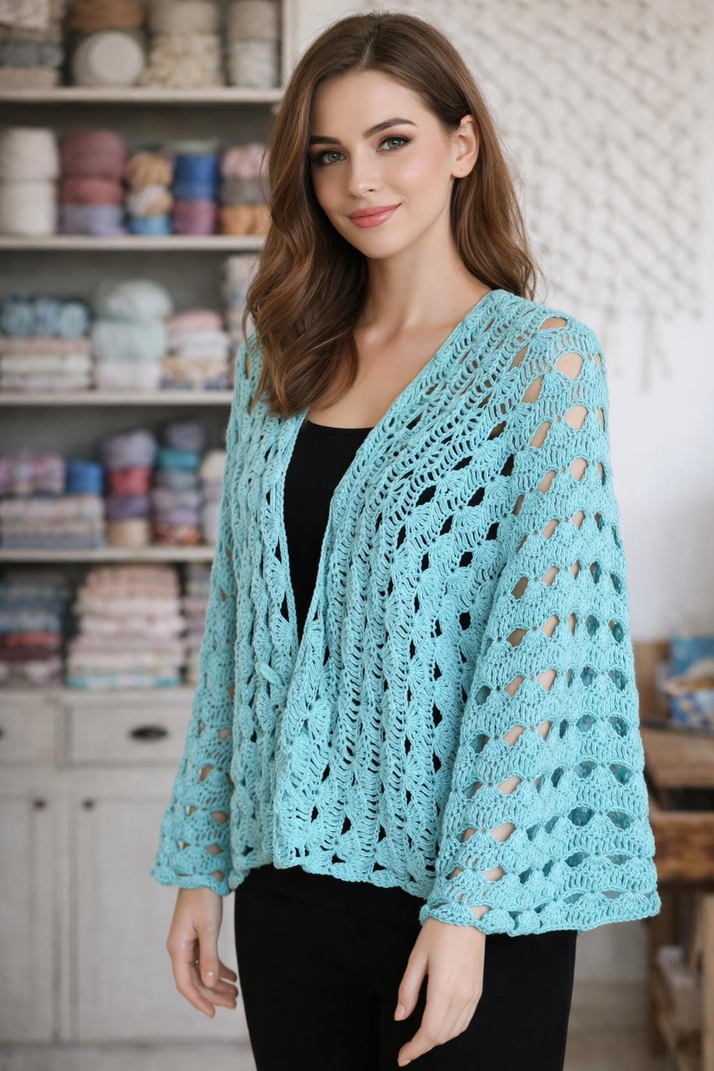 37 Japanese Crochet Patterns to Explore: Bags, Motifs, Amigurumi, and Lace 17 Crochet Kimono Easy Boho Shrug