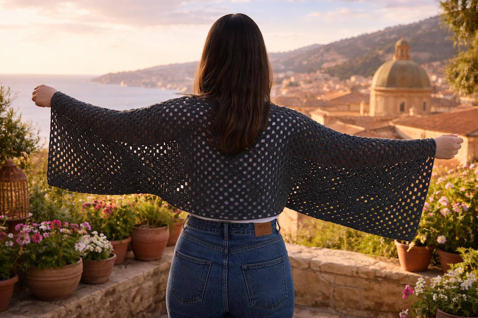 Crochet Bolero Shrug Pattern: Brioche Pullover (PDF Pattern) - Etsy