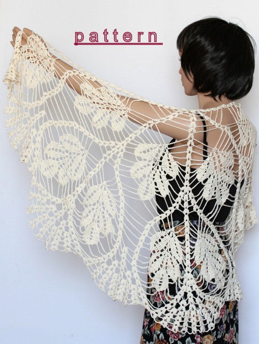 Crochet Shawl Pattern Wedding Shawl Wrap Shawls Crochet Pattern Crochet