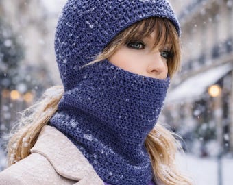 Crochet Ski Mask PDF Pattern Hand crochets Balaclava Pattern Instant Downloadable crochet Patterns