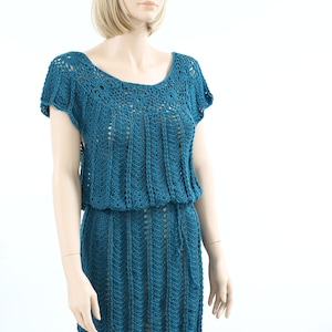 Dress Crochet Pattern Dress Cover-up Women&#39;s Evening Dress   Summer Dress Pattern Crochet Lace Dress Pattern written description