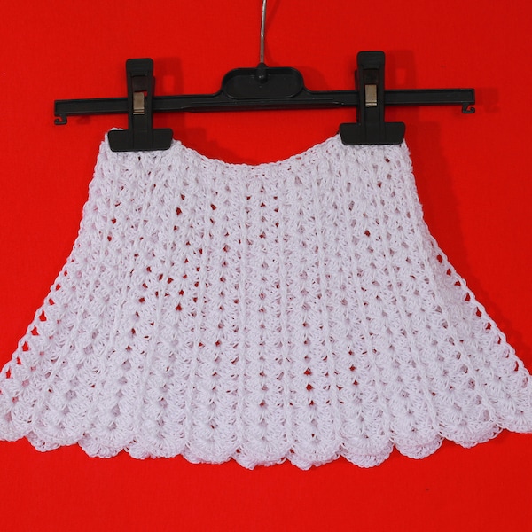 Crochet jupe pour 2-3-4 ans fille modèle Crochet dentelle jupe Crochet filles jupe Crochet bébé jupe Crochet jupe modèle filles