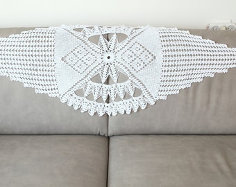 Crochet Table Runner PDF Table Cloth Table Decoration Center Piece Lace Table Runner Crochet Table Doily Doily Runner Written Instructions