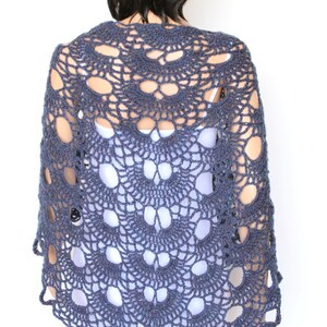 Triangular Crocheted Lace PDF Pattern Fashionable Lace Shawl - Etsy