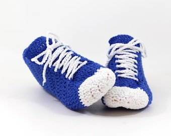 Free Crochet Sneaker Slippers Pattern Beginner Easy Crochet