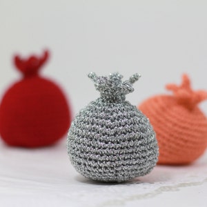 Christmas ornaments Pomegranate Fruit Crochet Pattern Crochet Pattern PDF Crochet Food Pattern