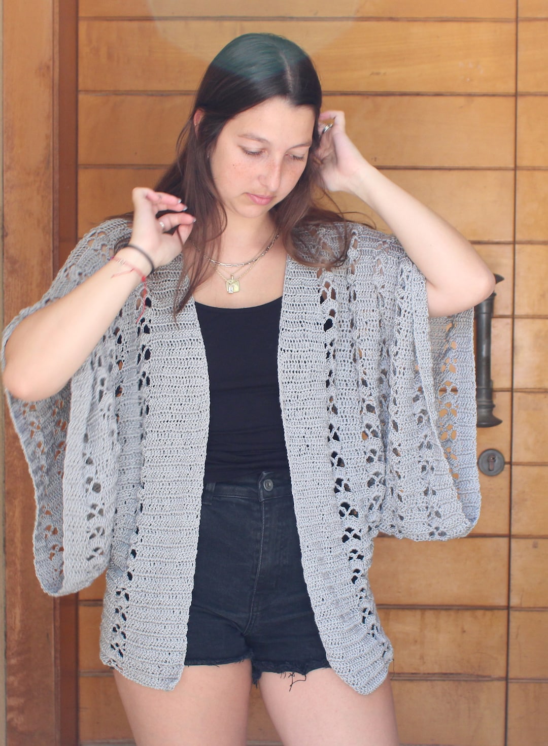 Crochet Kimono Pattern PDF Easy Summer Cardigan Crochet Pattern