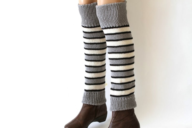 Leg Warmer Knitting Tutorial Toeless Socks PDF Pattern Etsy