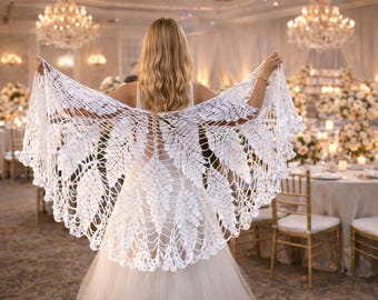 Crochet shawl pattern Wedding shawl Wrap shawls Wedding wrap Crochet pattern Crochet shawl wrap