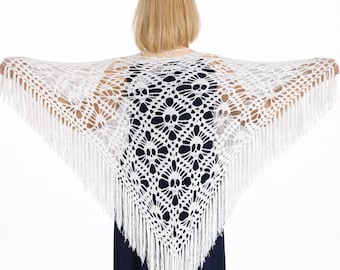 Skull Shawl Crochet Pattern PDF Lost Souls Shawl Tutorial Halloween Boho Wrap Skull Motif Shawl for  Women Fringe Crochet Shawl Pattern