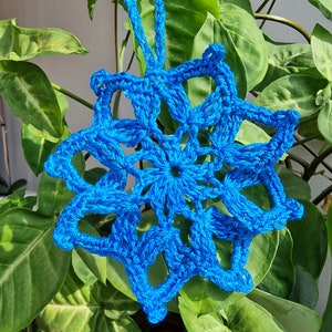 Star Pattern Star Crochet Star Pattern Hanging Ornament Christmas Decor Crochet Pattern Christmas Ornament Crochet Christmas