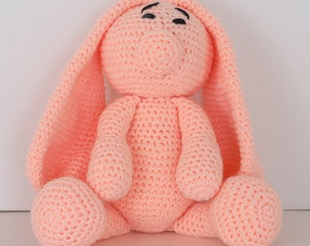 PATTERN  Lovely Bunny Crochet Pattern  Baby Amigurumi Pattern  Baby Bunny Crochet  Nursery  Newborn Bunny Pattern