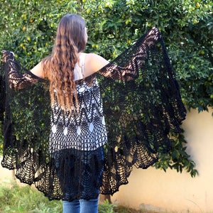 oversized shawl wrap pattern