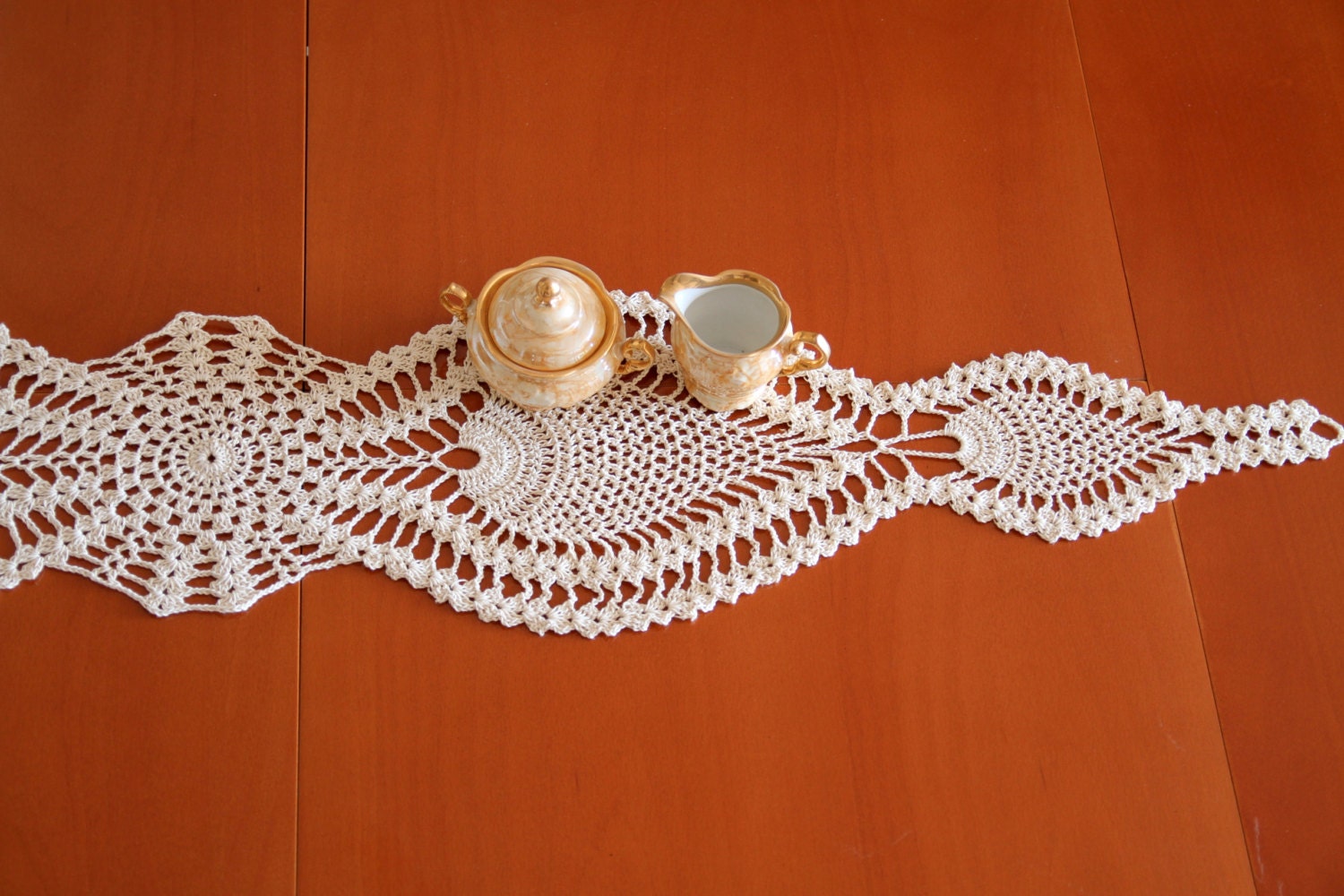 Crochet Table Runner PDF Vintage Table Runner Pattern Table Etsy