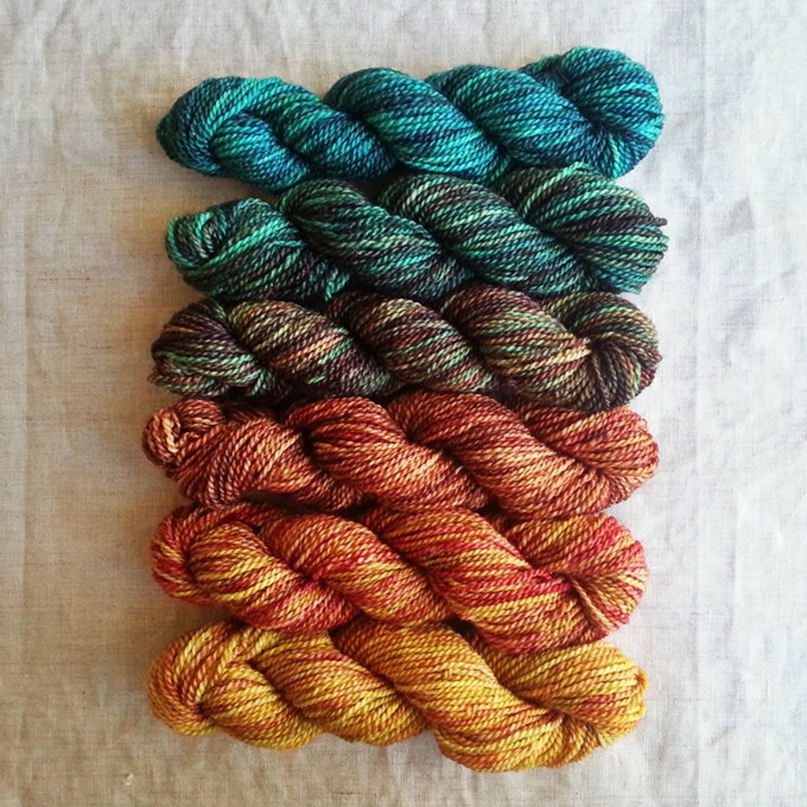 Gradient Yarn Set 70/30 SW Merino/Silk Fingering Weight Yarn Etsy