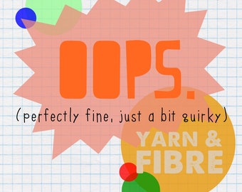 OOPS! Handgeverfde Mini-strengensets met verloop - Korting op garen dat niet perfect is (maar nog steeds perfect bruikbaar!) 6 x 10 g strengen (2 oz/60 g totaal)