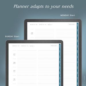 Digital Planner for Kindle Scribe Colorsoft 2026–2027 | Hyperlinked PDF Planner | Daily Weekly Monthly Planner | Kindle Scribe Template image 8