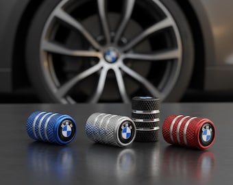 Aluminum Tire Valve Caps | Universal Automotive Wheel Air Covers (4pcs)