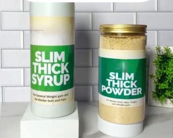 Slim Thick Curvy Kit – Herbal Syrup, Powder & Cream Set
