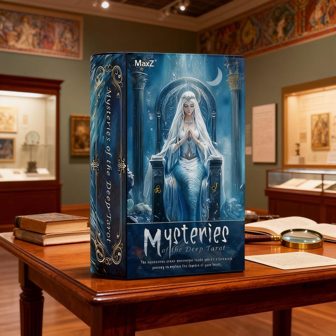 Mysteries of the Deep Tarot Deck 78 Cards, Ocean Fantasy Tarot Set ...