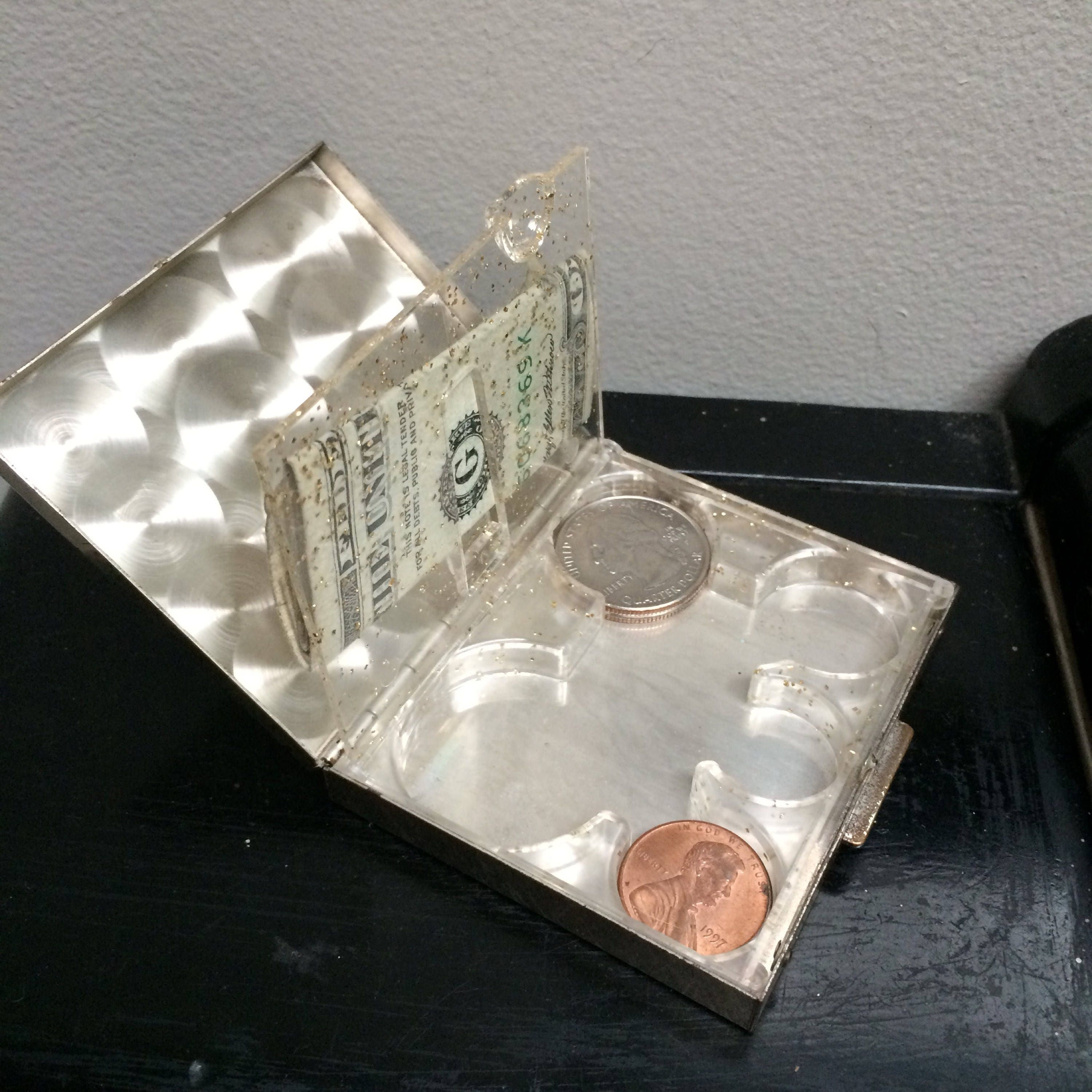 Vintage Money Holder Billfold Compact Wallet Free Mason Etsy