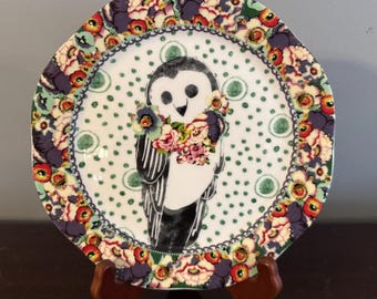 Anthropologie NATHALIE LETE Angel Fish & Corals, Hand Painted 10