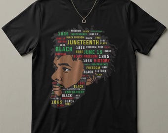 Juneteenth 1865 T-Shirt Men United Afro Rasta Colors Black History Pride Tee Freedom Day Gift African American Shirt Black Excellence