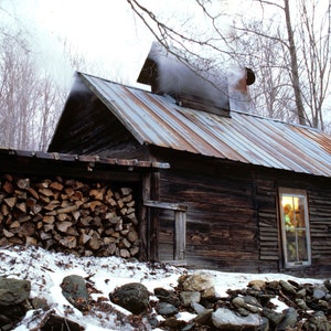 Vermont, photo art, maple syrup , prints, maple sugarhouse, wall art, gift for home, decor, Vermont spring, Vermont Sugarhouse,artist signed