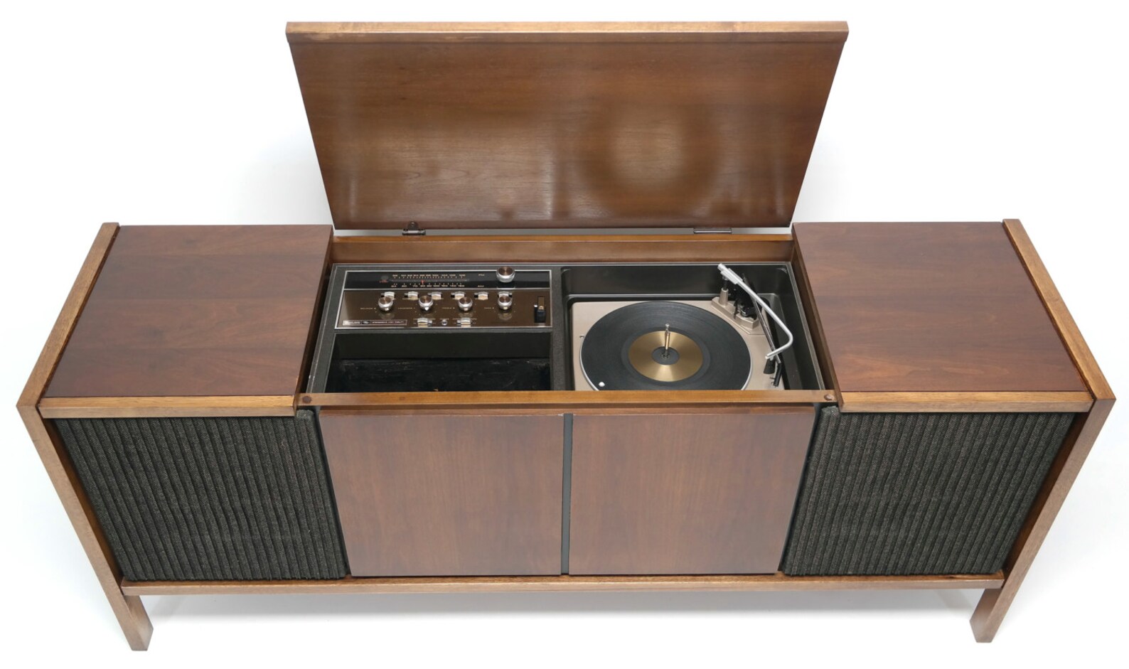 Mid Century Modern Philco Ford Console Record Player AM FM Etsy