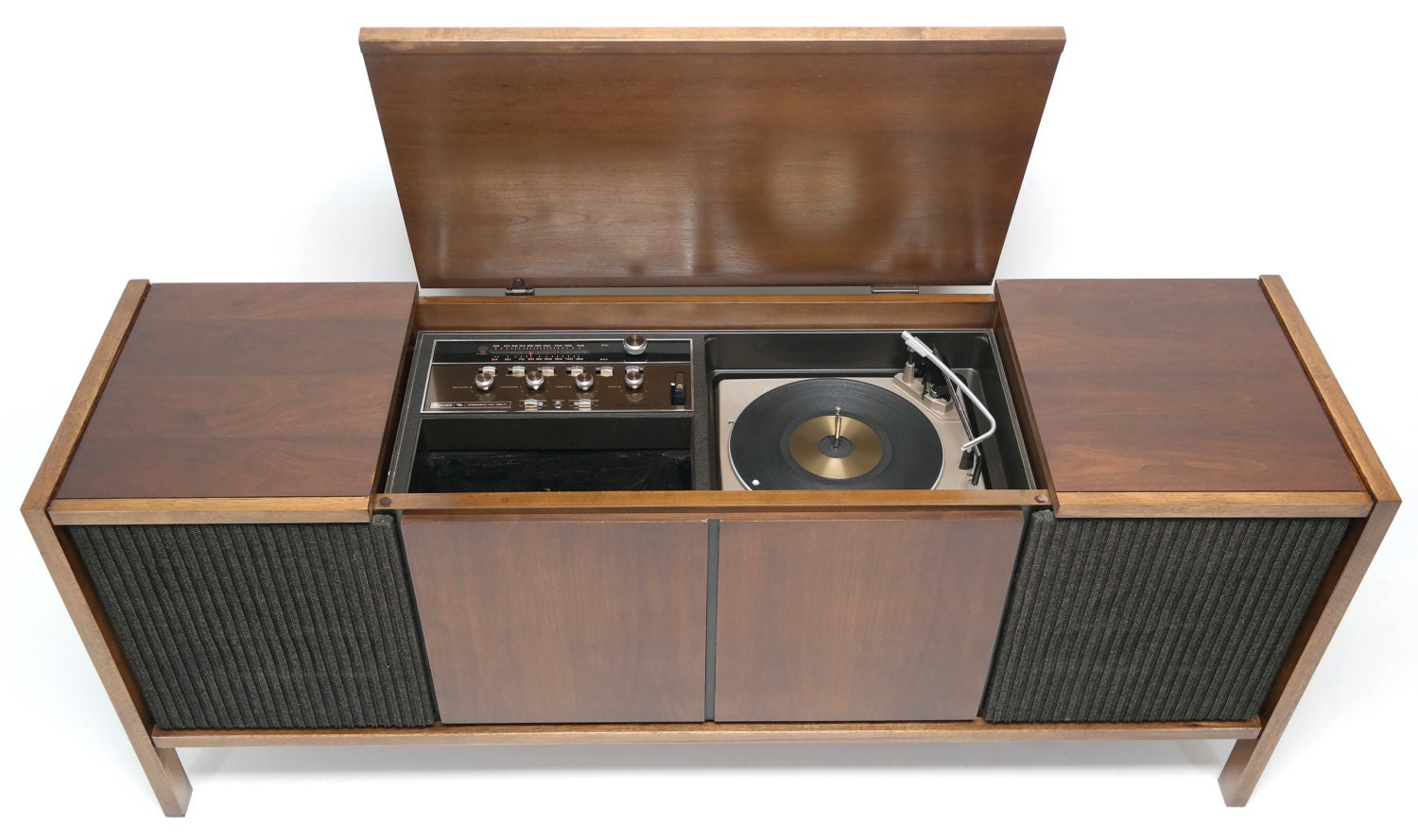 Mid Century Modern Philco Ford Console Record Player AM FM Etsy