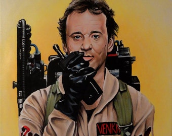 Bill Murray GHOSTBUSTERS - Art Print Reproductie 11 x 17" - gesigneerd door Kunstenaar