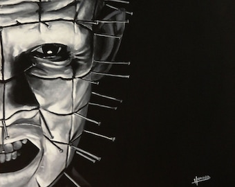 Pinhead - Hellraiser - Art Print Reproduction 10" x 12"Signed by Artist