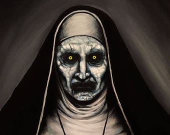 Valak the Demon Nun - Conjuring - Art Print Reproduction 11" x 17" - signed by Artist