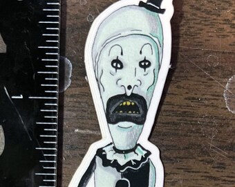 Art the Clown - Beavis and Butthead style 4" STICKER!