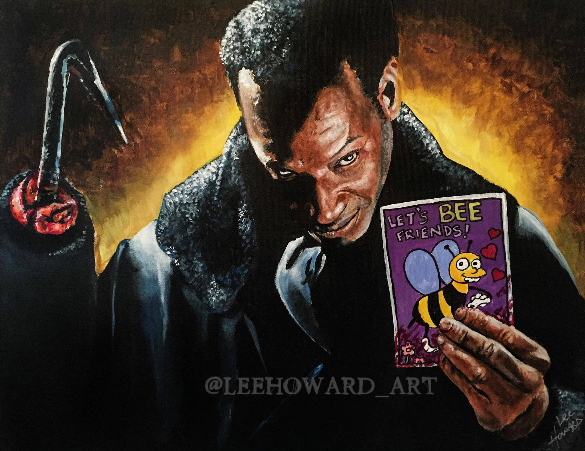 Candyman ORIGINAL 14x18 Acrylic Painting Etsy Canada