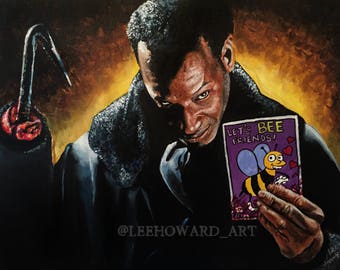 Candyman BEE My Valentine / Simpsons Mash Up - 11"x15" Signed PRINT/Reproduction