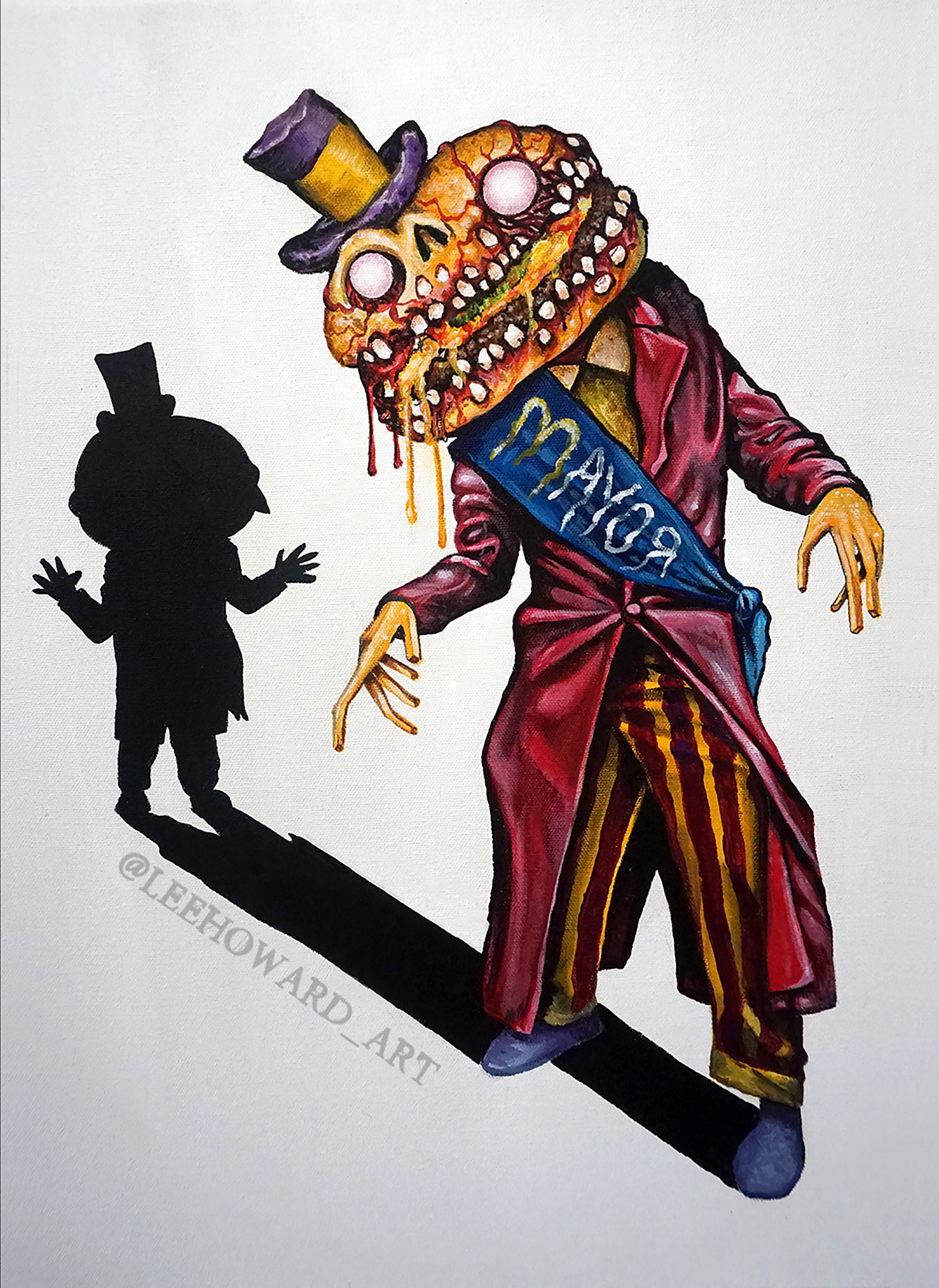 Mayor Mccheese Art Printreproduction 11 X 15 Etsy