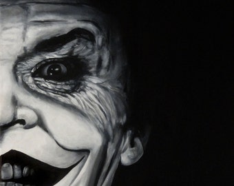 Joker - Jack Nicholson - Art Print Reproduction 10" x 12" - Signed by Artist!