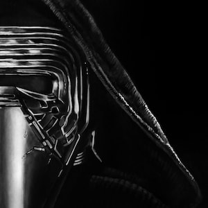 Star Wars - KYLO REN - Art Print Reproduction 10.5" x 12.5" - Signed by Artist!