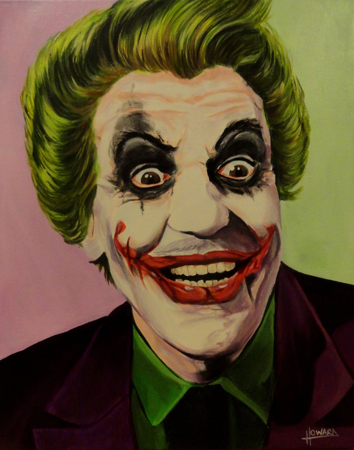 Confirmación Tomar conciencia a menudo JOKER Heath Ledger/Cesar Romero Mash-Up Art Print 8x10 - Etsy México