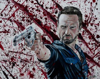 Rick Grimes - Walking Dead - Art Print/Reproduction - 11"x14"