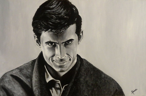 PSYCHO Norman Bates anthony Perkins 11 X 17 Art Print Signed by