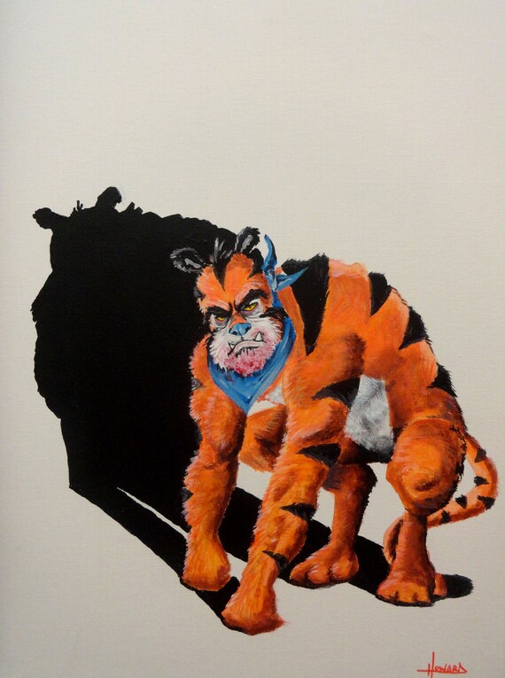 Tony the Tiger Art Print/reproduction 11 X 15 No.5 in the Breakfast Cereal  Monsters Series - Etsy