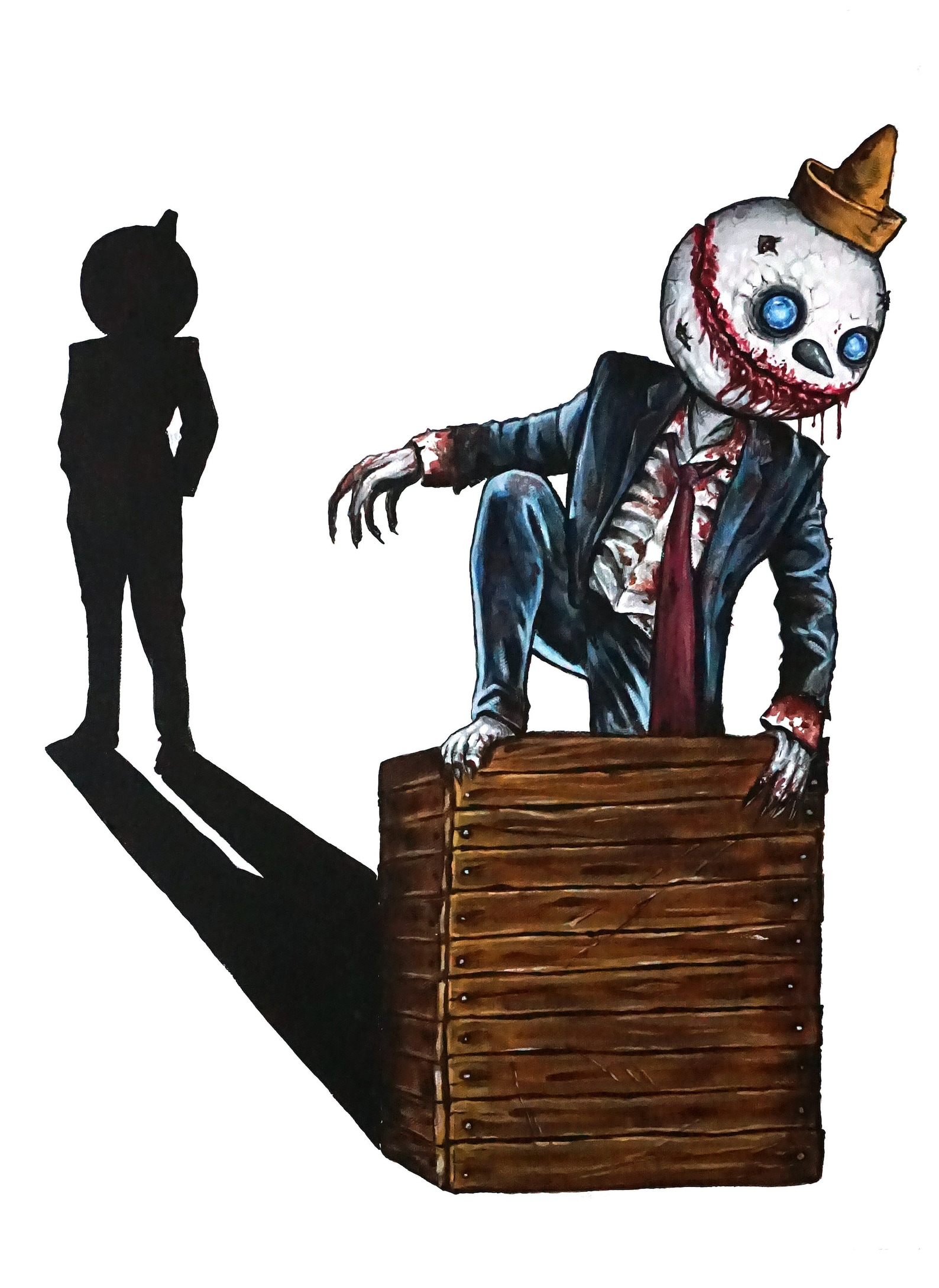 Jack in the Box Art Print/Reproduction 11 x 15 Etsy