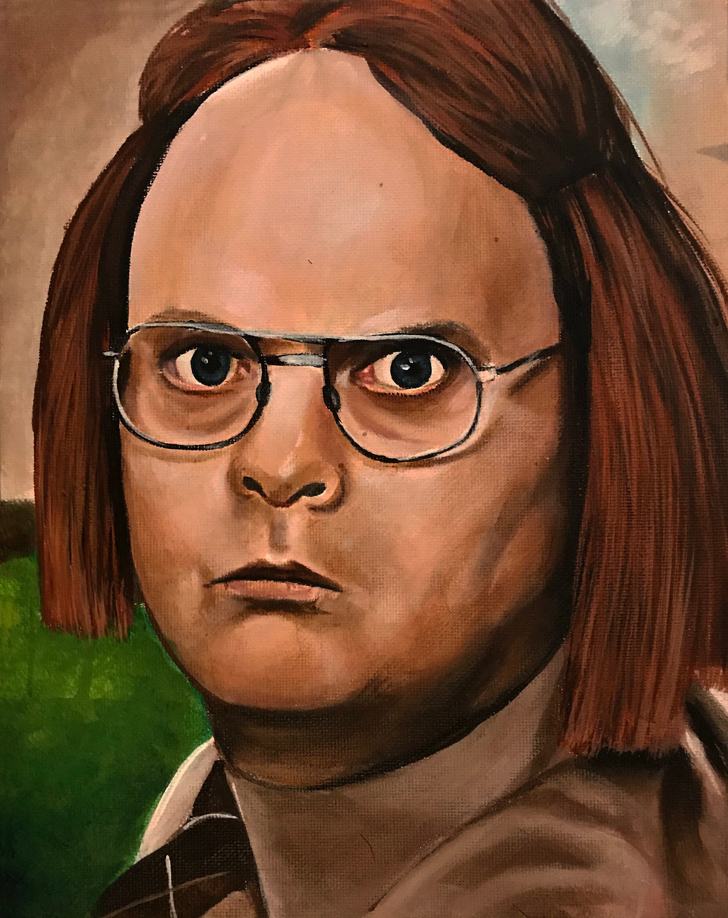 Dwight Schrute as Meredith the Office 8x10 Art - Etsy