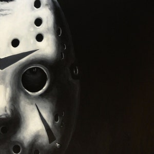 JASON VOORHEES - Friday the 13th - Art Print Reproduction 10" x 12"