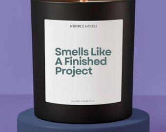 Project Manager Gift Candle For Construction Manager Gift For Husband For Birthday and Christmas Gift For Project Management