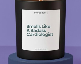 Cardiologist Doctor Gift Candle For Medical Worker Gift For Husband For Birthday and Christmas Gift